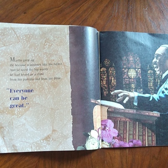 Martin Luther King Junior MLK Jr Children's Picture Book History Biography Home - Picture 5 of 5